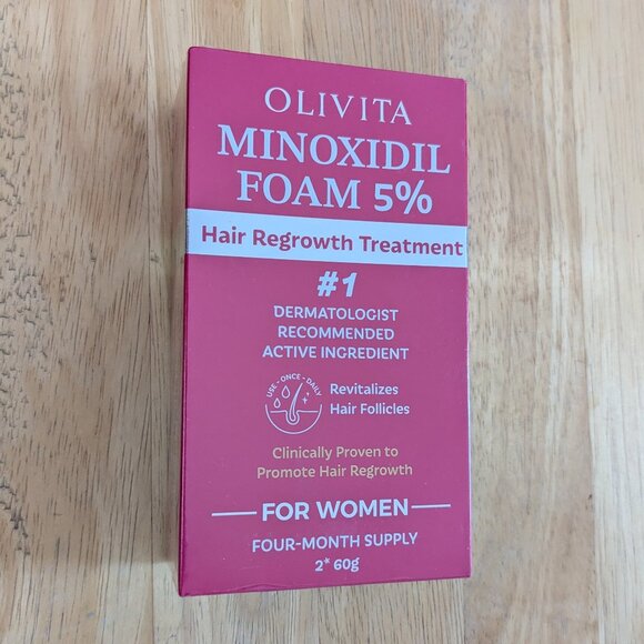 New Olivita Minoxidil Foam 5% Hair Regrowth Treatment - Picture 1 of 6